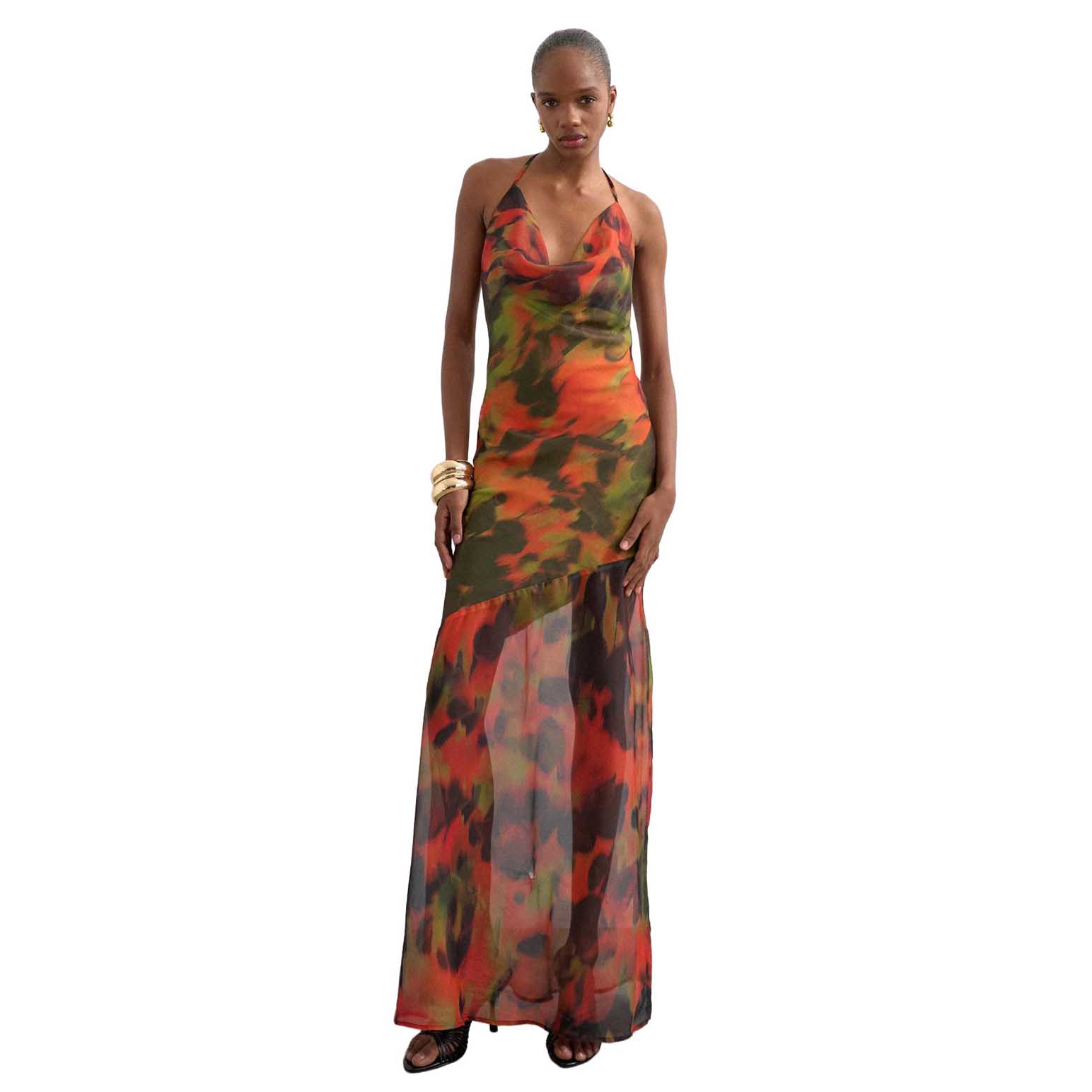TOPSHOP Astrid Sleeveless Maxi Dress